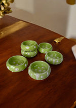 Lime Gleam Handcrafted Tea Light Holders