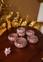 Coral Glow Handcrafted Tea Light Diya