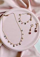 Iridescent Gem Charm Set
