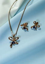 Midnight Bow Sapphire Set