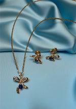 Midnight Bow Sapphire Set