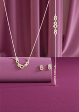 Infinity Bloom Pendant & Bracelet Set
