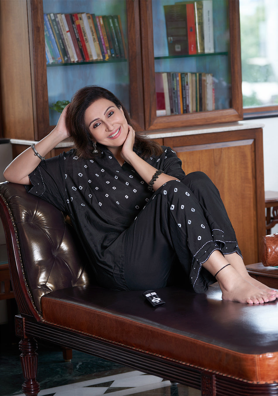 Bandhej Noir Co-Ord SET