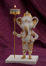 Ganesha with Tea Light