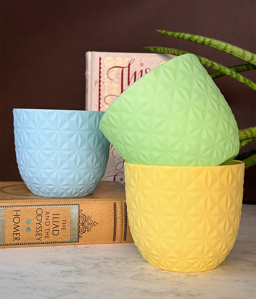 Set of 3 Diamond Planter