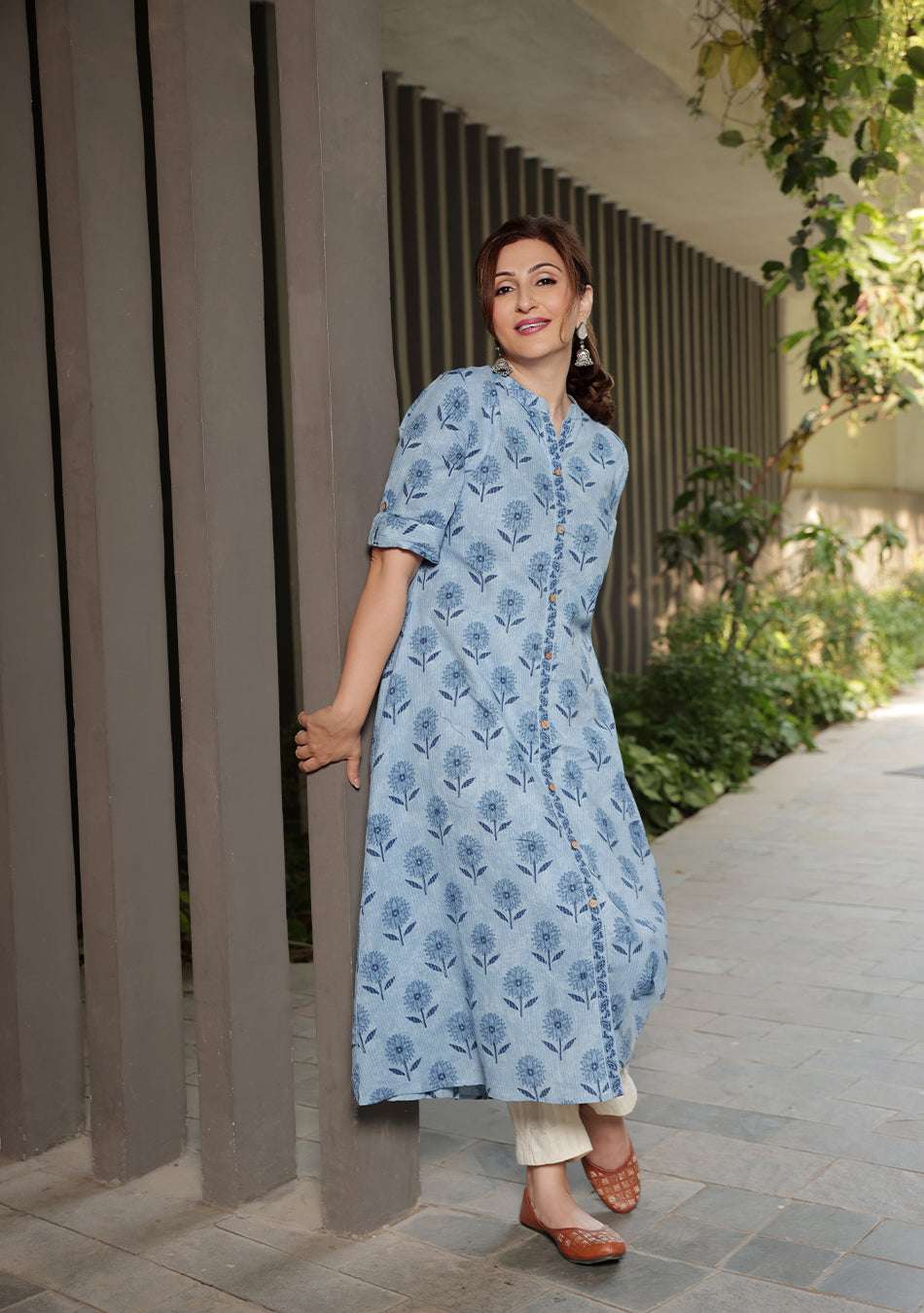 Ammanya SANJH SKY KURTA