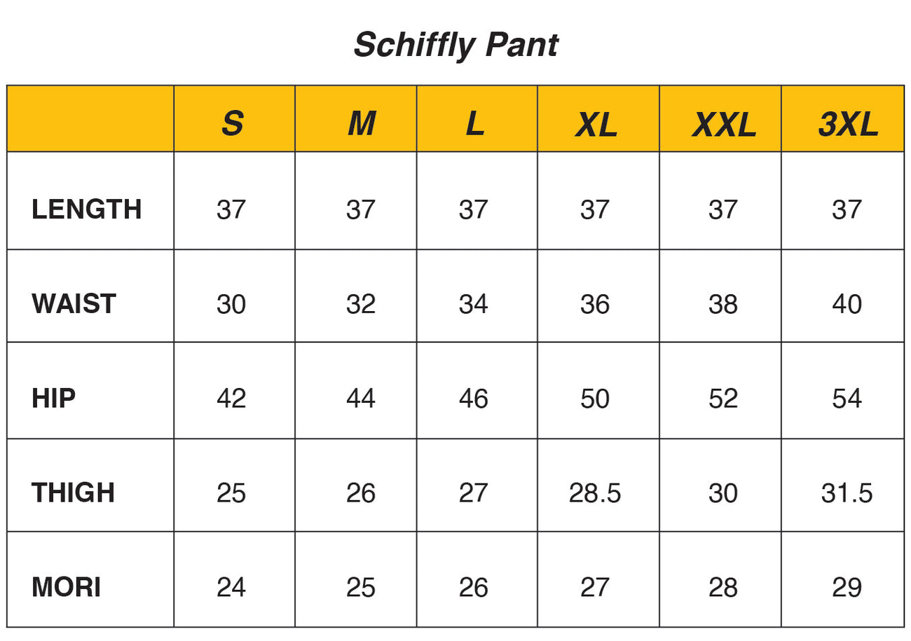 BLACK SCHIFFLY BORDER PANT