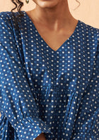 Ammanya Dotty blue dress