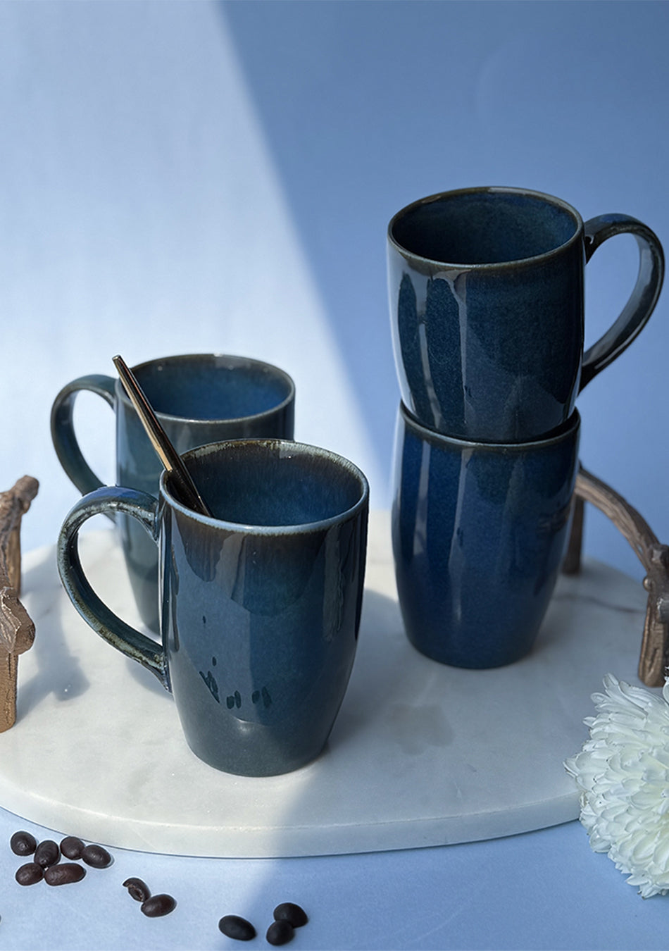 Wax Tadpole Mugs - Handcrafted