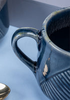 Gnatcatcher Blue Ceramic Mugs Set - Handcrafted