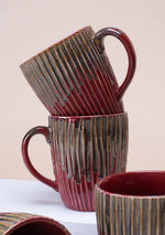 House Finch Ceramic Mugs Set - Handcrafted