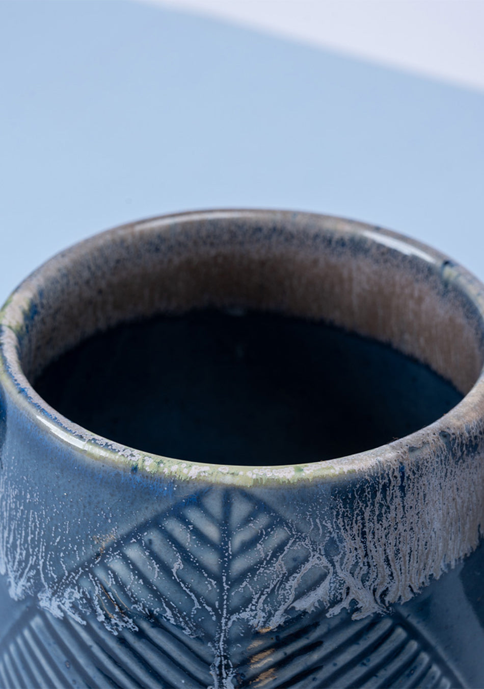Gnatcatcher Blue Ceramic Mugs Set - Handcrafted
