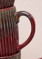 House Finch Ceramic Mugs Set - Handcrafted