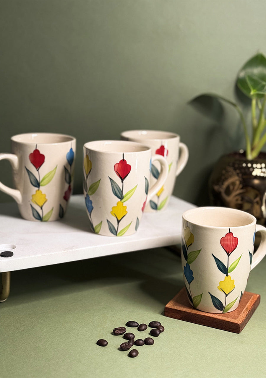 Peacock Mugs - Handcrafted