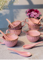Pine Grosbeak Soup Bowl + Spoon - Handcrafted