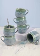 White-crowned Parrot Mugs - Handcrafted