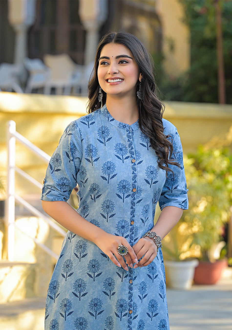 Ammanya SANJH SKY KURTA