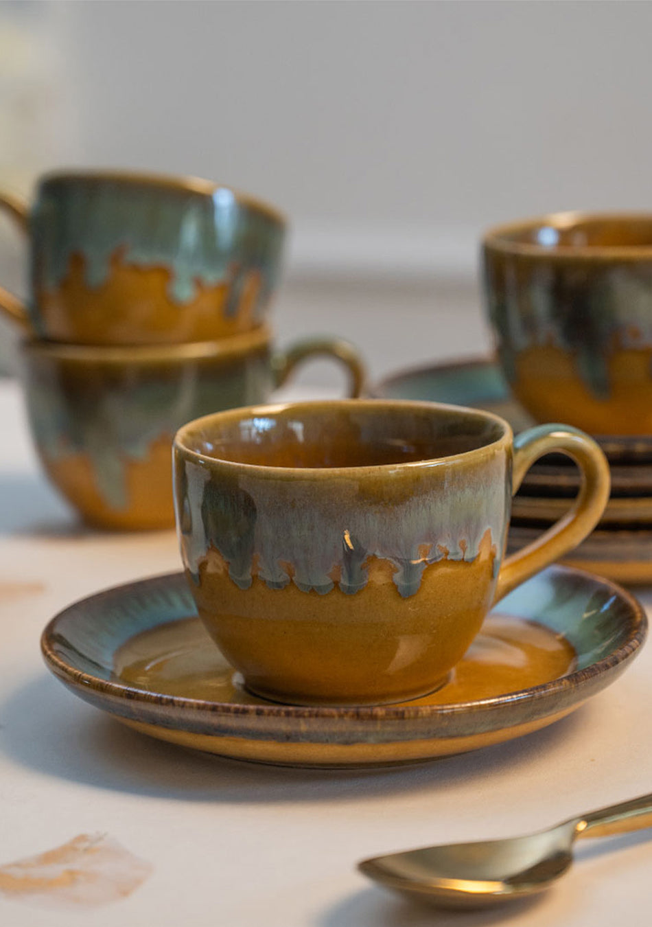 Great Bustard Tea Cups - Handcrafted