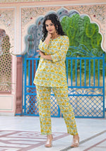 Yellow Floral Nightwear/Loungewear