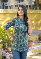 Teal Meadow Top