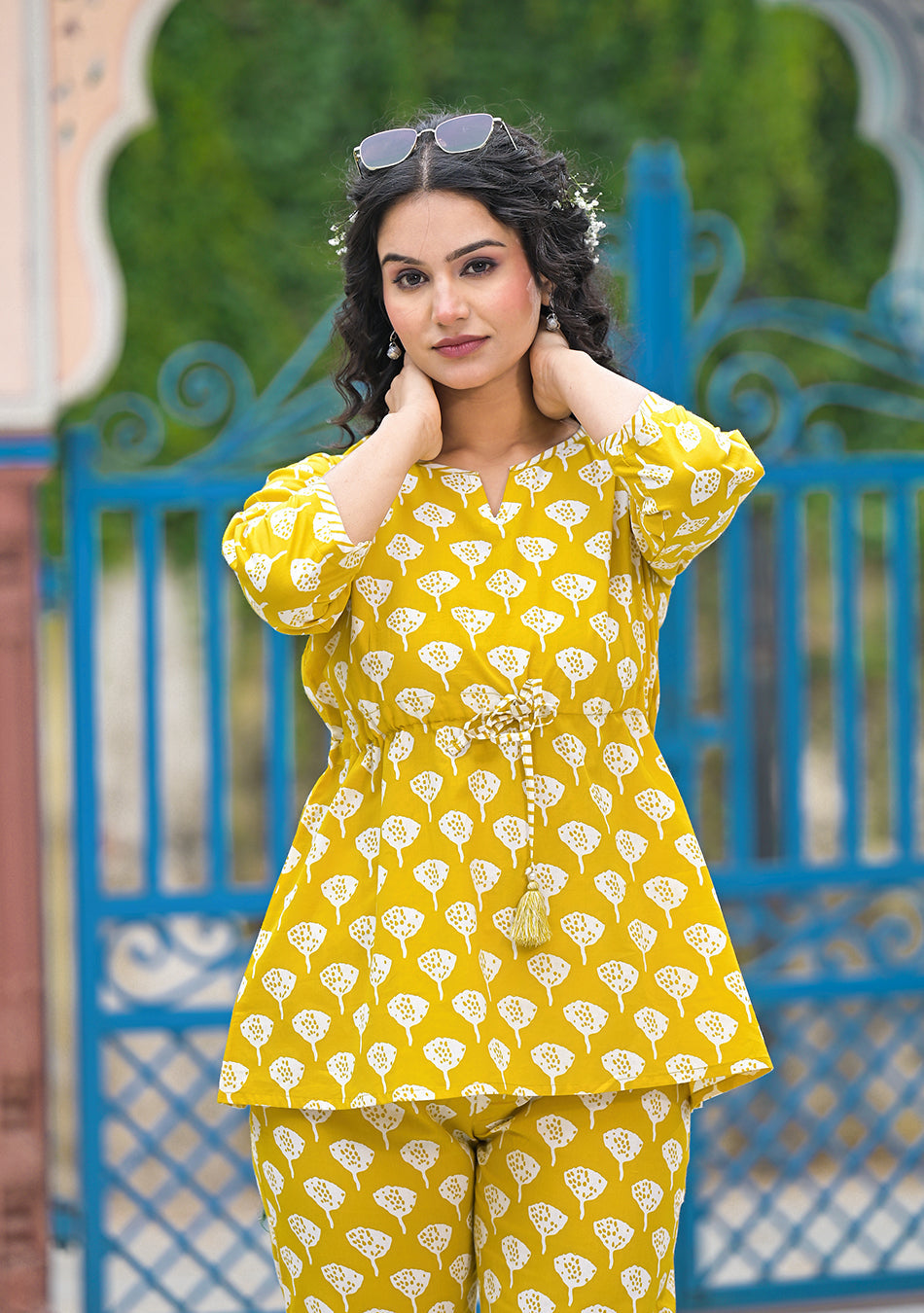 Ammanya Mustard Meadow Lounge Set