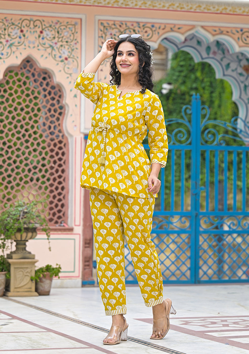 Ammanya Mustard Meadow Lounge Set