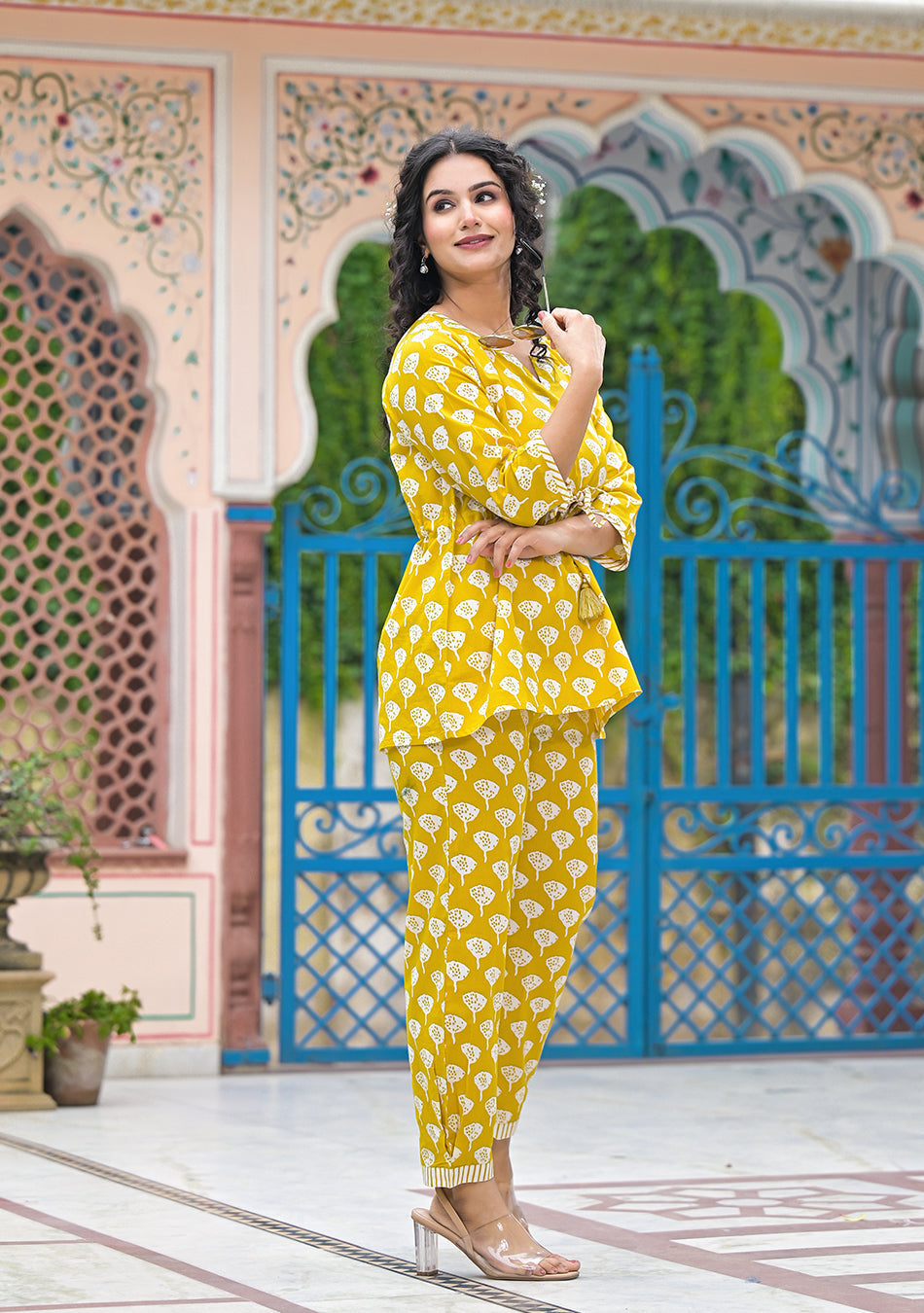 Ammanya Mustard Meadow Lounge Set