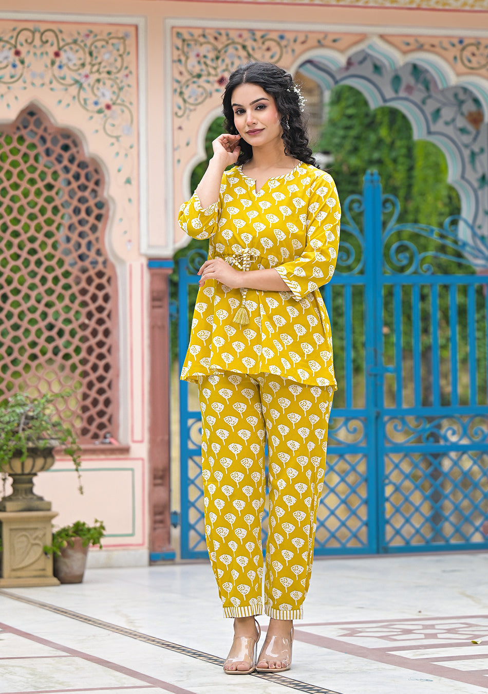Ammanya Mustard Meadow Lounge Set