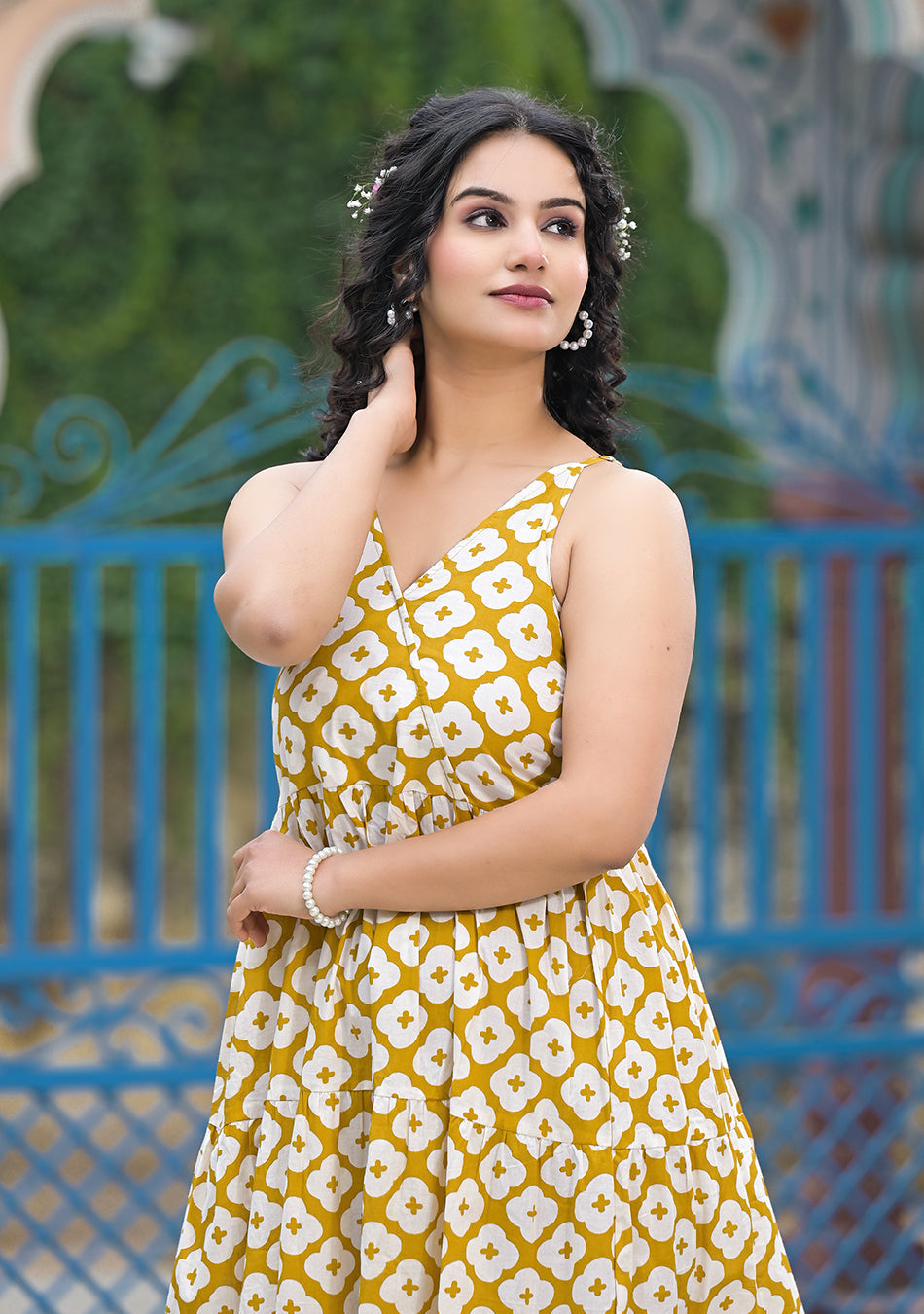 Ammanya Golden Flair dress