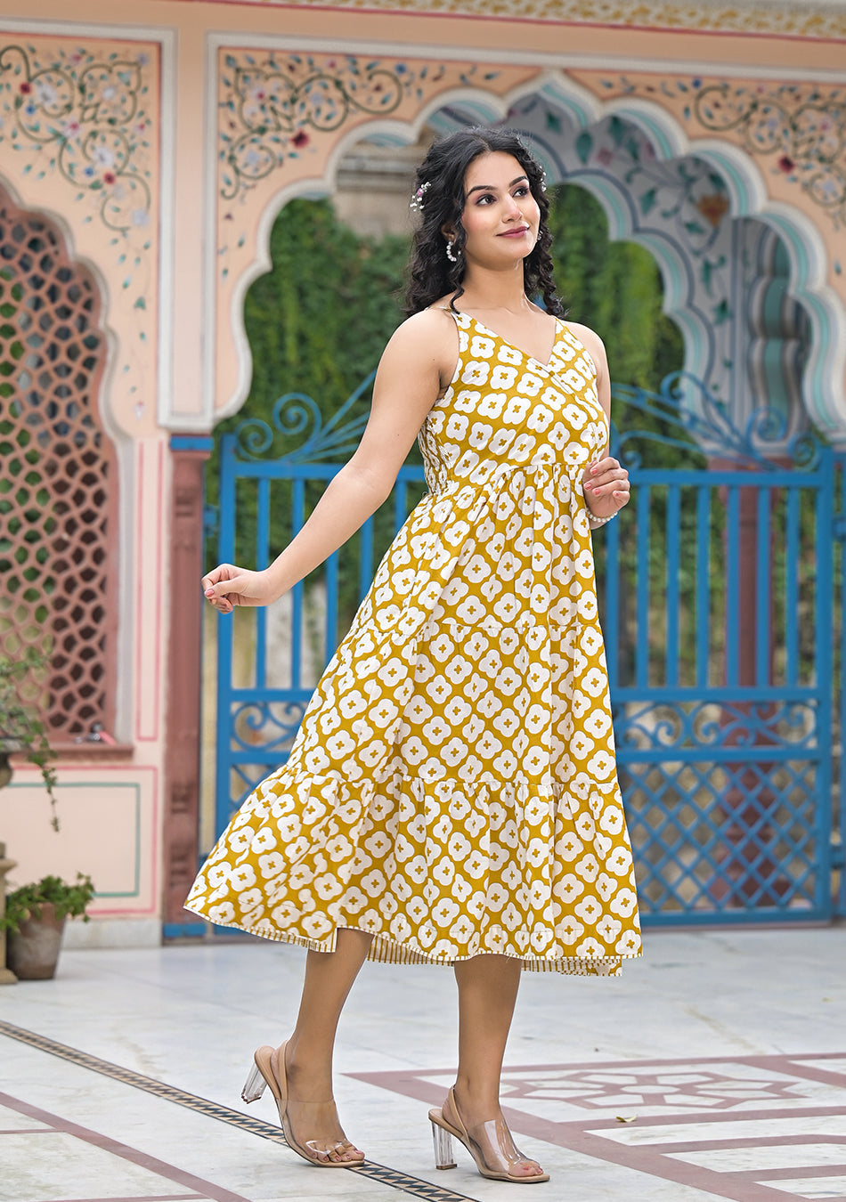 Golden Flair dress