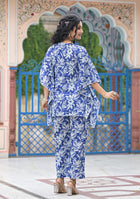 Ammanya Indigo Lily Luxe Kaftan Co-Ord Set