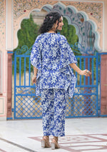 Ammanya Indigo Lily Luxe Kaftan Co-Ord Set