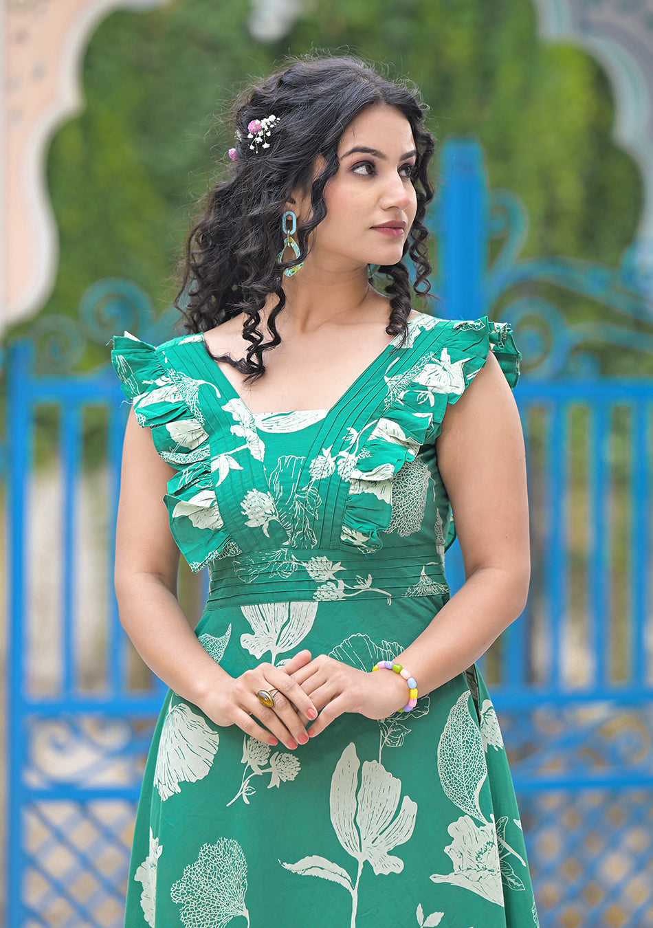 Ammanya Garden Green Grace Dress
