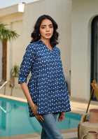 Blue Floral Top