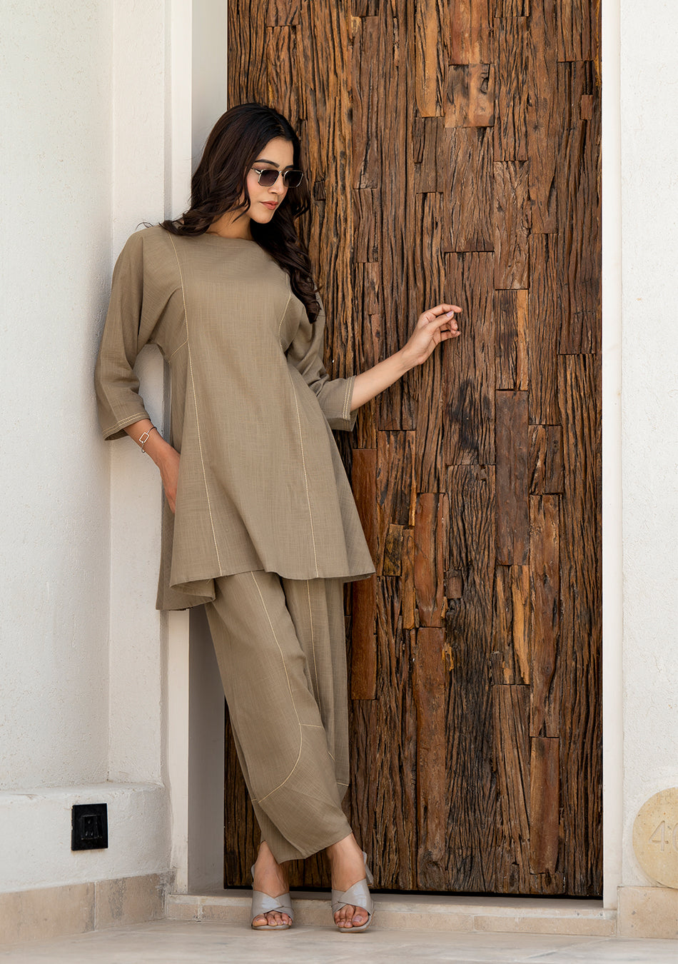 Mocha Luxe Co-ord Set