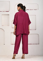 Scarlet Ruby Bandhej Co-ord Set