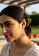 Sea Inspired Pink Earrings