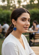 Sea Inspired Blue Earrings