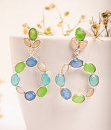 Nature's Enigma 3-Gem Earrings