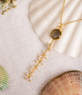 Labradorite & Pearl Necklace