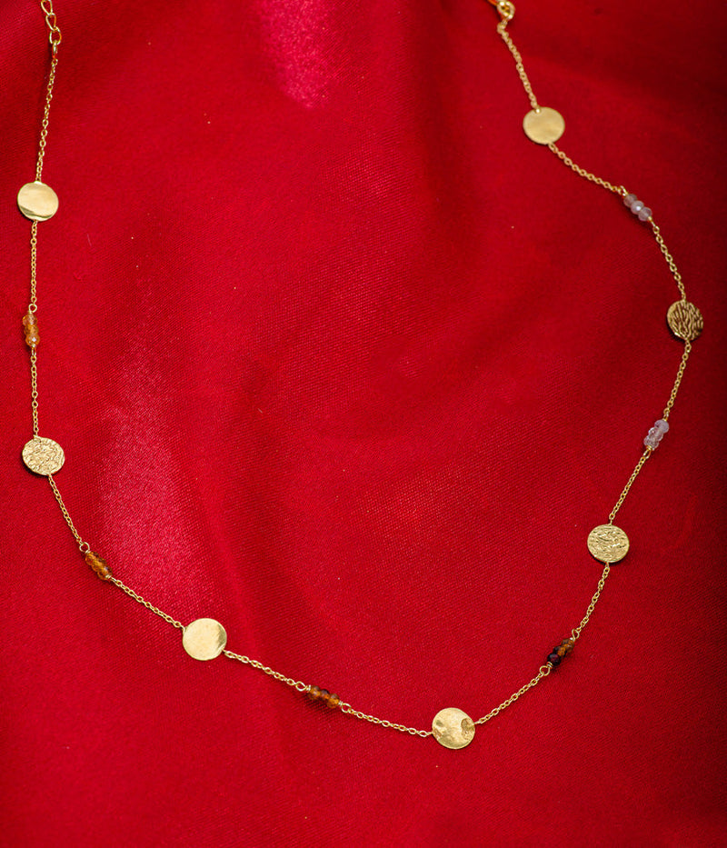 Citrine Gold-Plated Silver Necklace