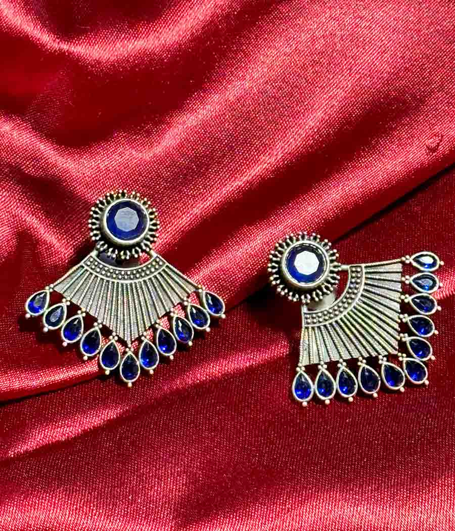 Cobalt Whispering Wind Studs