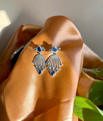 SKY BLUE FROST RADIANCE STUDS