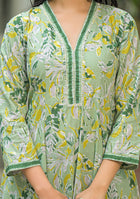 Green Mist Anarkali Suit Set