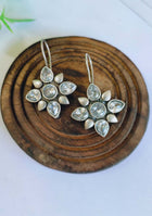 Snowy Petal Hook EARRINGS