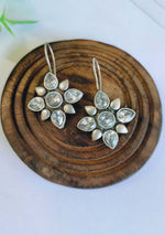 Snowy Petal Hook EARRINGS