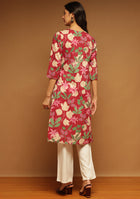 Ruby Petal Charm Kurta