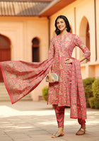 Pastel Flora Angrakha Set