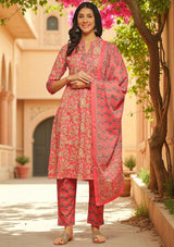 Pastel Flora Angrakha Set