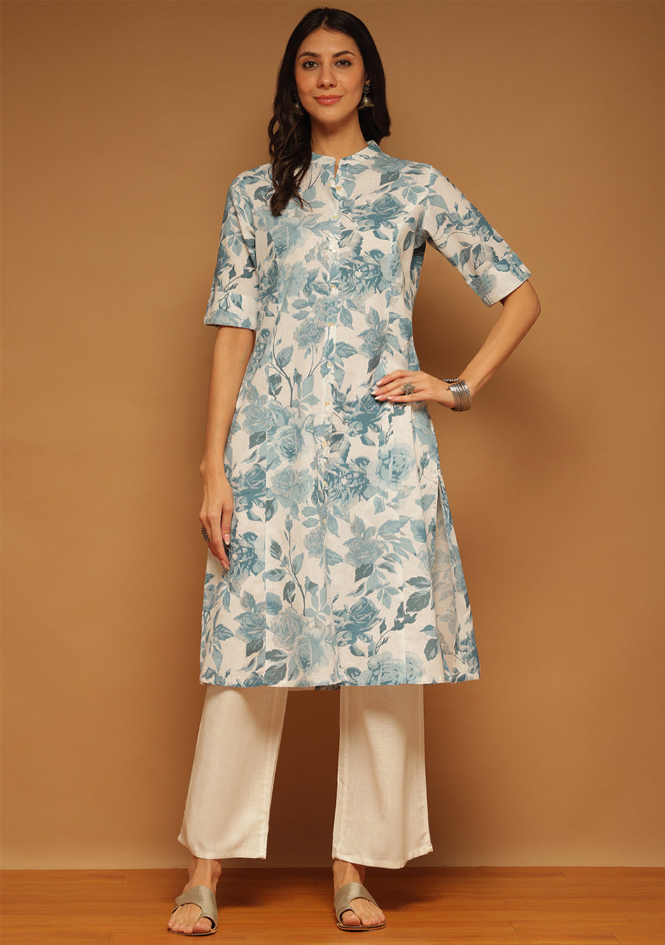 Frosted Petals Kurta